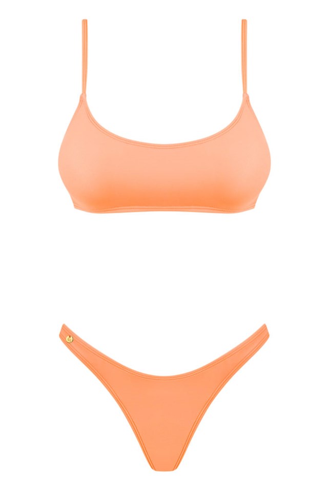 Mexico Beach Coral Bikini