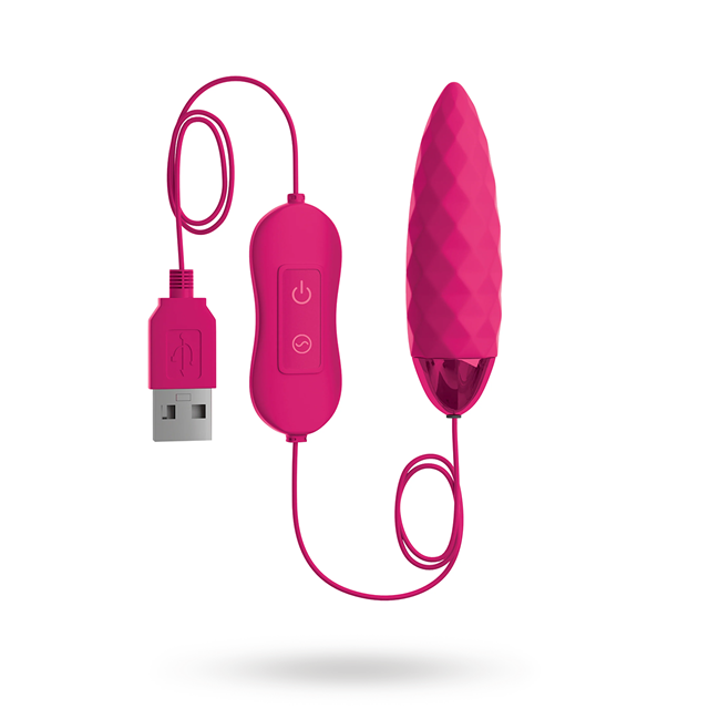 OMG! Bullets #Fun USB Vibrating Bullet Pink