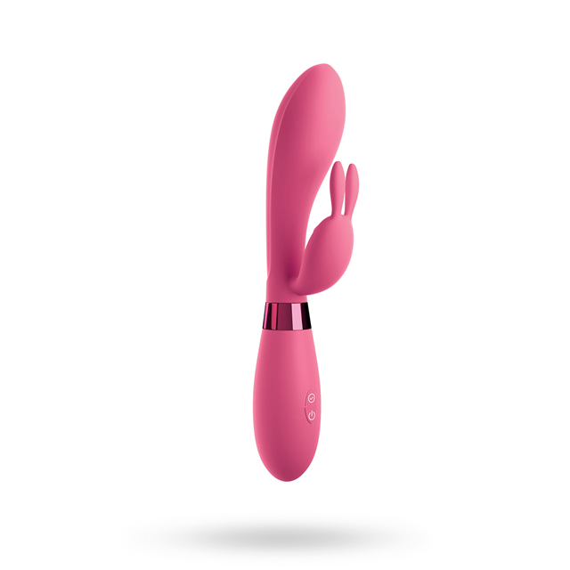 OMG! Rabbits #Selfie Silicone Vibrator Pink