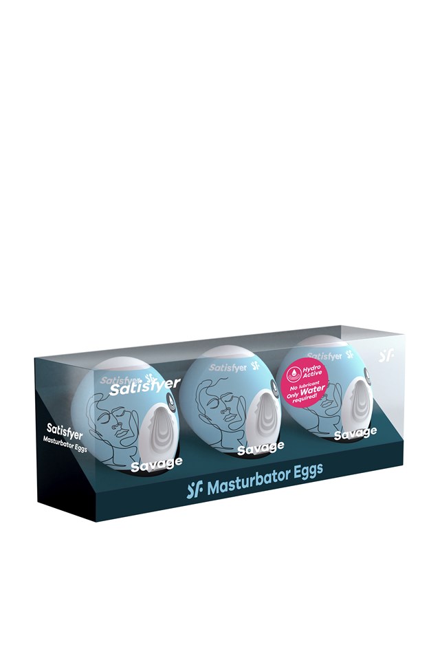 MASTURBATOR EGG SAVAGE 3-PCS