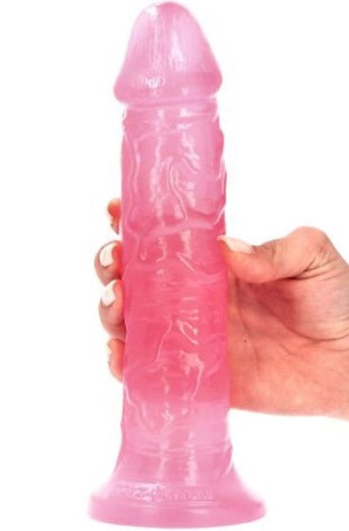 Ottavio Dildo Transparent Pink 23 cm