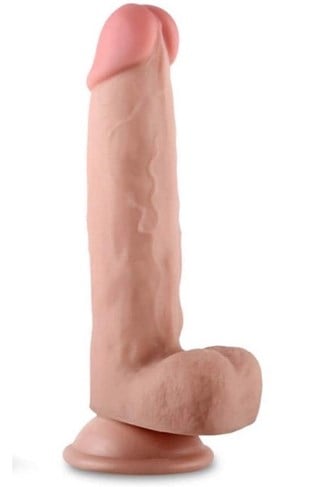 Sliding-skin Dildo 20 Cm