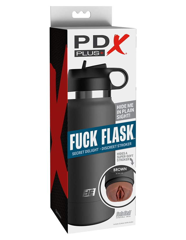PDX Plus Fuck Flask - Secret Delight Brown