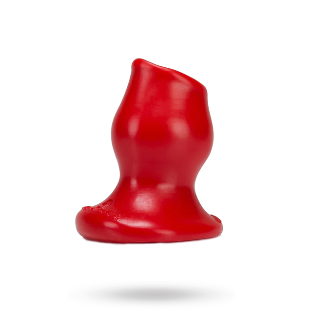 Pighole Hollow Butt Plug Large - Red