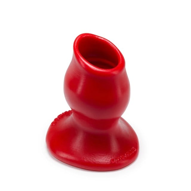 Pighole Hollow Butt Plug Medium - Red