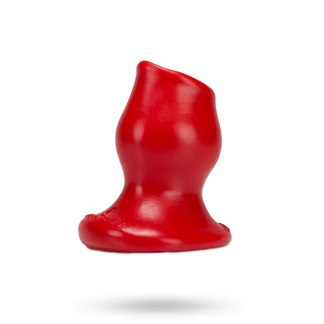 Pighole Hollow Butt Plug Small - Red