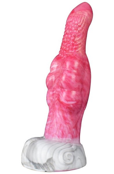 Pink Alien Faelight Vibrating Dildo 22 cm