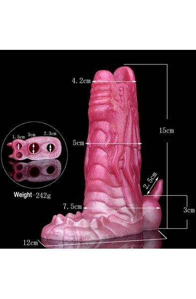 Pink Alien Fantasy Penis Sleeve 15 cm