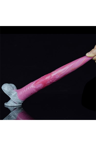 Pink Alien Gory Fantasy Dildo 26,5 cm