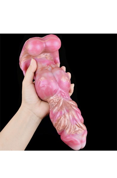 Pink Alien Jixaxe Dildo 22,5 cm