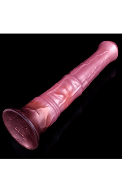 Pink Alien Jolly Star Metallic Dildo 36 cm