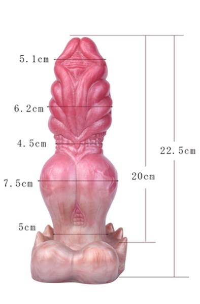 Pink Alien Leviathan Dildo 22,5 cm