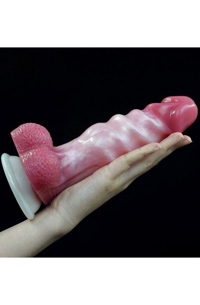 Pink Alien Surix Monster Dildo 22 cm