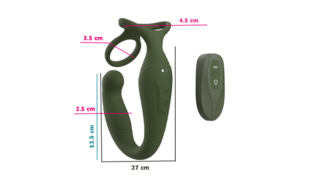 Prostate Massager with remote control