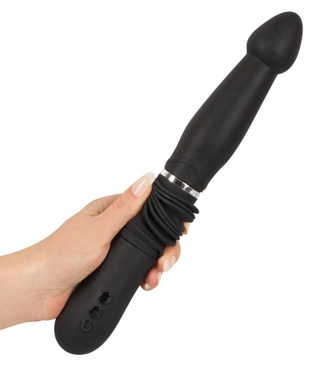 Push it! Anal Vibrator with a Thrust Function