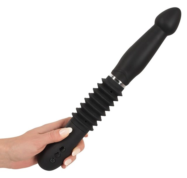 Push it! Anal Vibrator with a Thrust Function