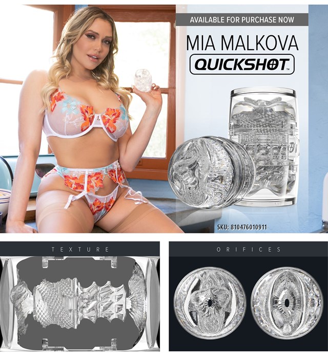 QUICKSHOT MIA MALKOVA KIT WITH VUXEN AQUA LUBE 150 ML & VUXEN TOY CLEANER 150ML