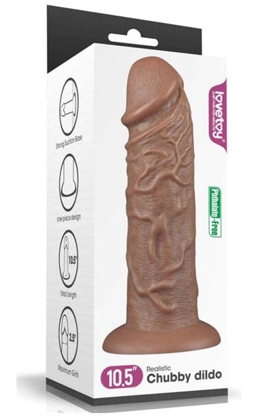 Realistic Chubby Dildo Flesh 26,5 cm