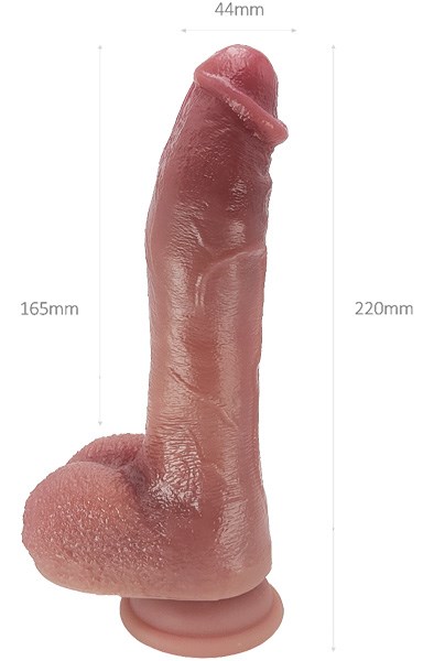 Realistic Dildo Thrusting/Warming Function 22 cm