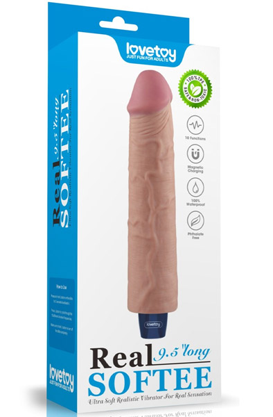 Rechargeable Vibrating Dildo 23,7 cm