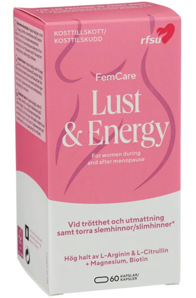 RFSU FemCare Lust & Energy 60 kapselit