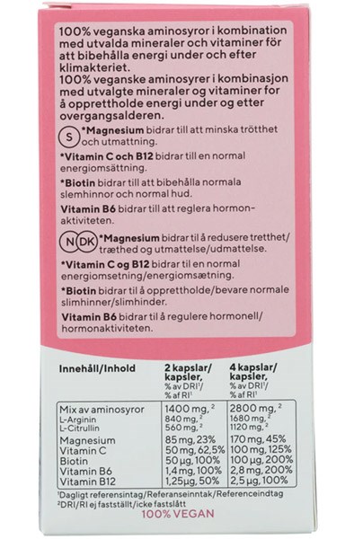 RFSU FemCare Lust & Energy 60 kapselit