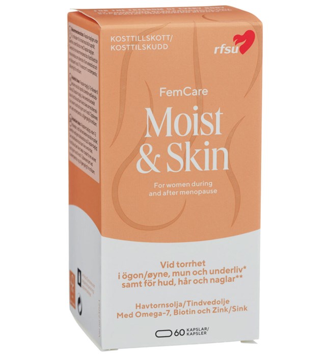 RFSU FemCare Moist & Skin 60 kapselit