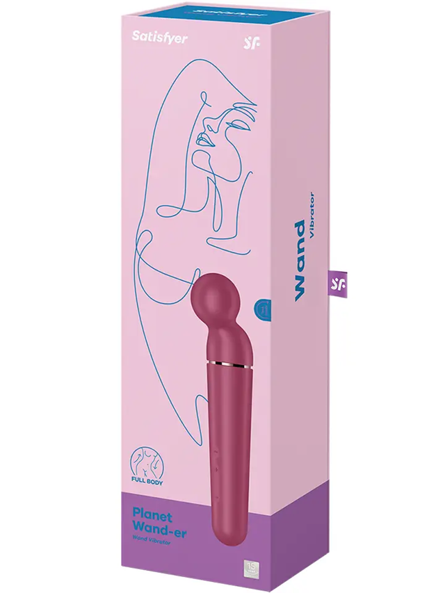 Satisfyer Planet Wand-er Berry/Rosegold