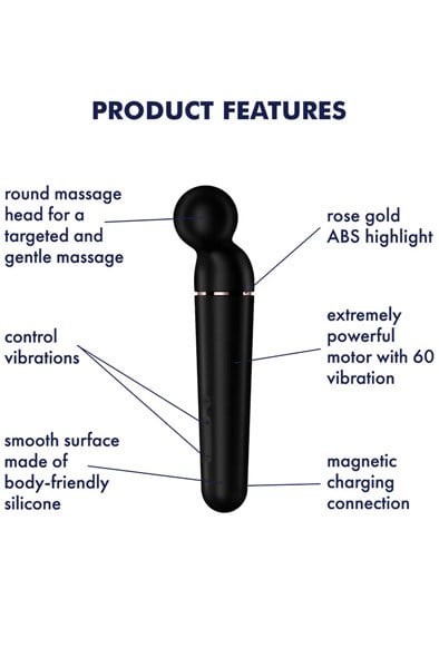 Satisfyer Planet Wand-er Black/Rosegold