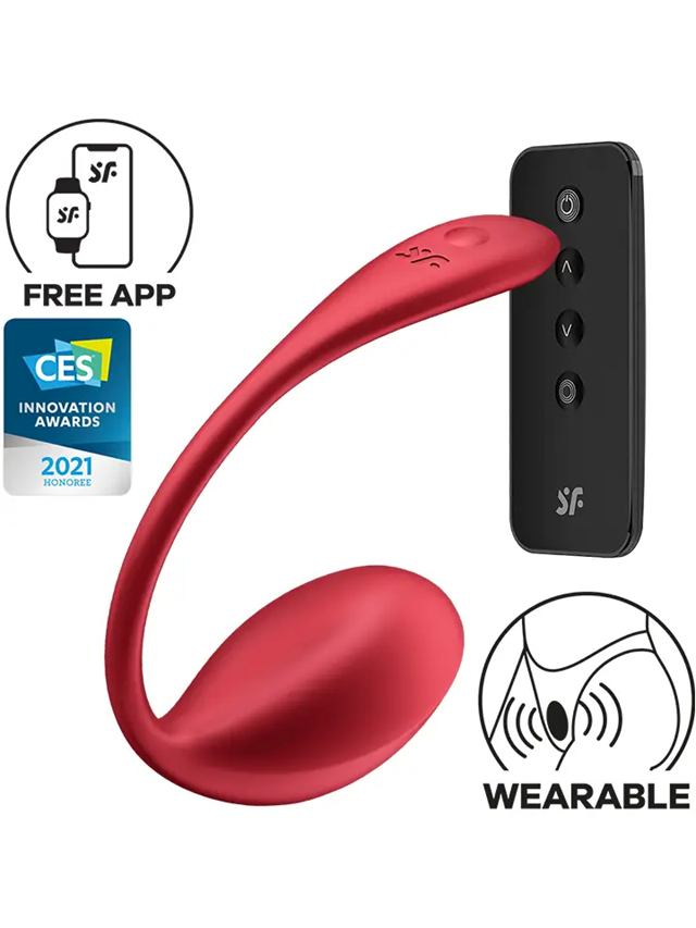 Satisfyer Shiny Petal Connect App Red