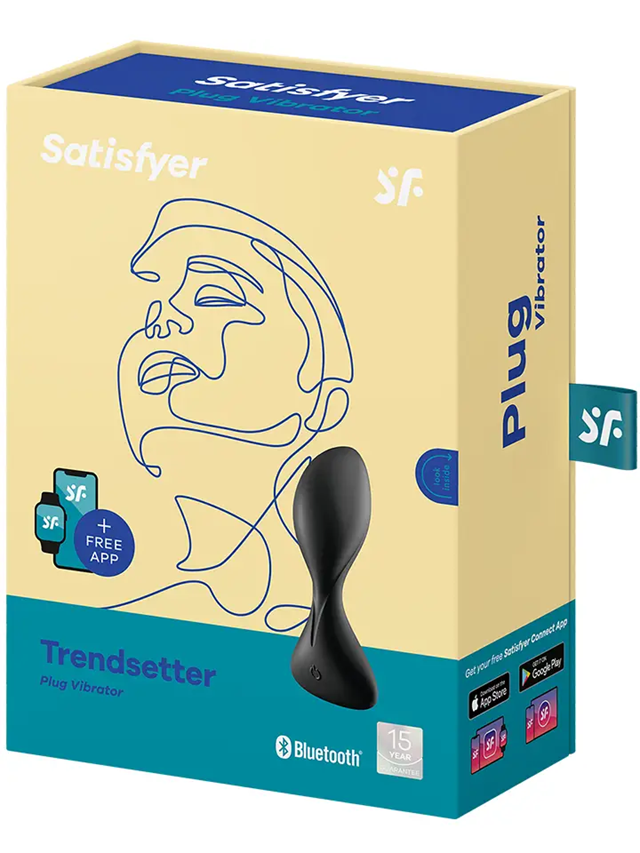 Satisfyer Trendsetter Vibrating Anal Plug Black