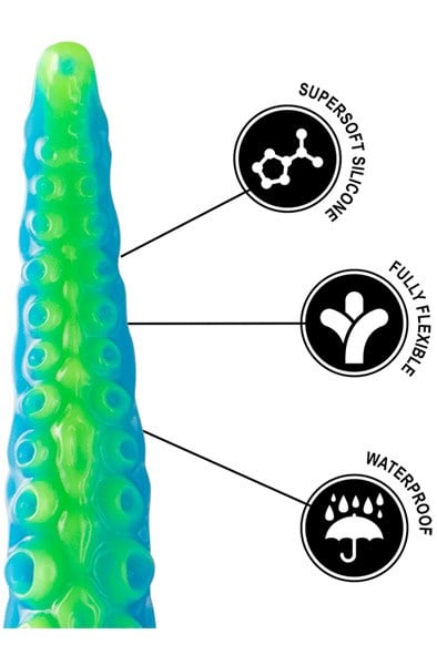 Scylla Fluorescent Tentacle Dildo 25,5 cm