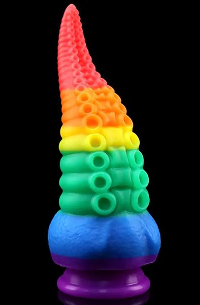 Sealik Tentacle Dildo Rainbow 22 cm