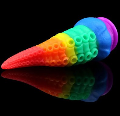 Sealik Tentacle Dildo Rainbow 22 cm