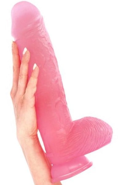 Spartaco Dildo Transparent Pink 32,5 cm