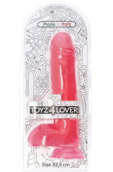 Spartaco Dildo Transparent Pink 32,5 cm