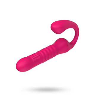 Strapless Strap-on Thrusting & Waving Pulse Dildo