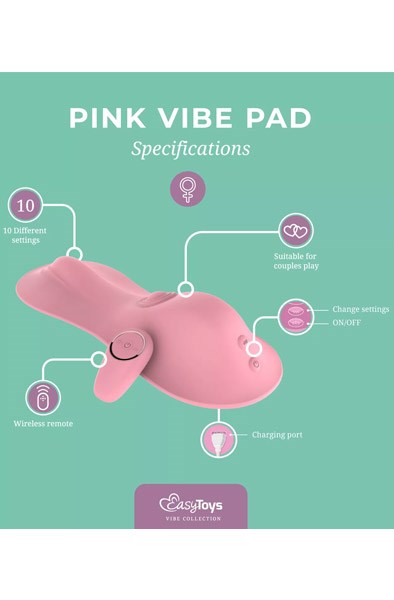 Tapping & Vibrating Vibe Pad Pink