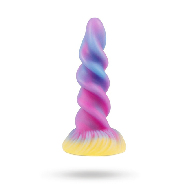 Unicorn Spiral Luminescent Dildo 21,5 cm