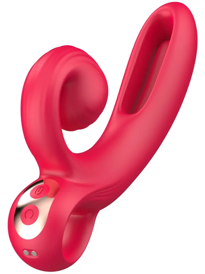 Vibrator With Tongue & Clitoral Stimulation