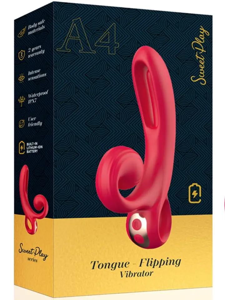 Vibrator With Tongue & Clitoral Stimulation