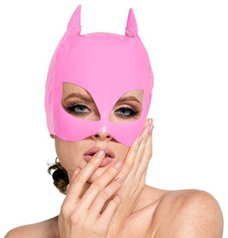 Vinyl Head Mask Pink