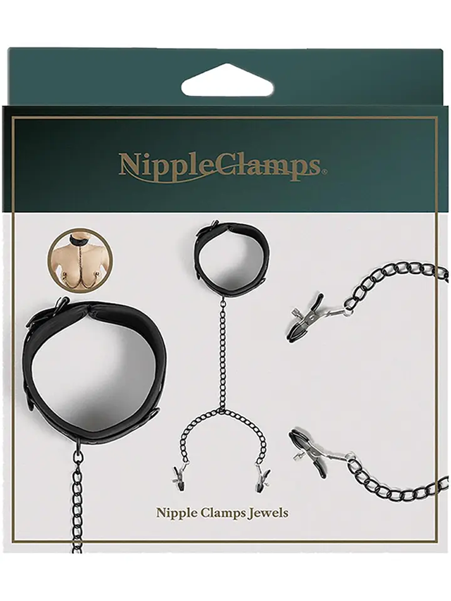 Virgite Collar With Nipples Clamps