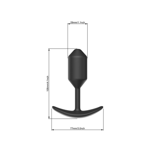 BLACK SILICONE BUTTPLUG KIT