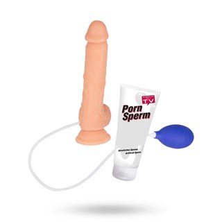 Viking Cock 15.5cm Ruiskiva Dildo + You2toys Porn Feikkisperma 250 Ml