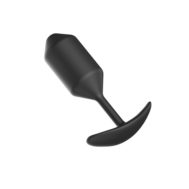 BLACK SILICONE BUTTPLUG #3