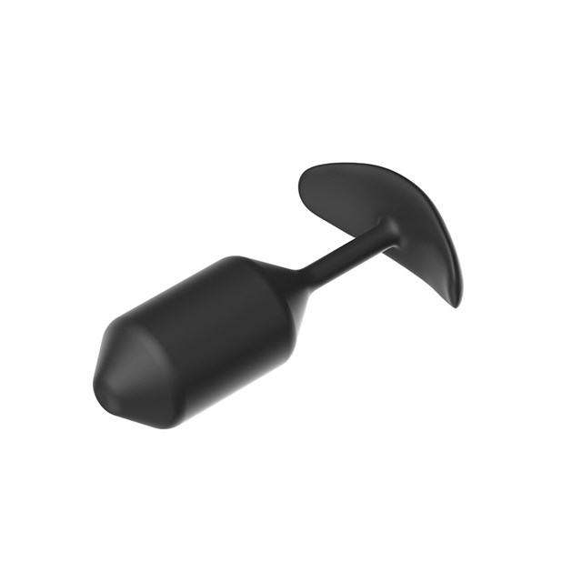 BLACK SILICONE BUTTPLUG #3