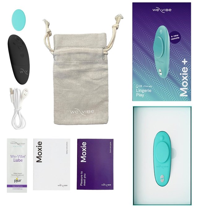 We-Vibe Moxie+ Turquoise Alushousuvibraattori